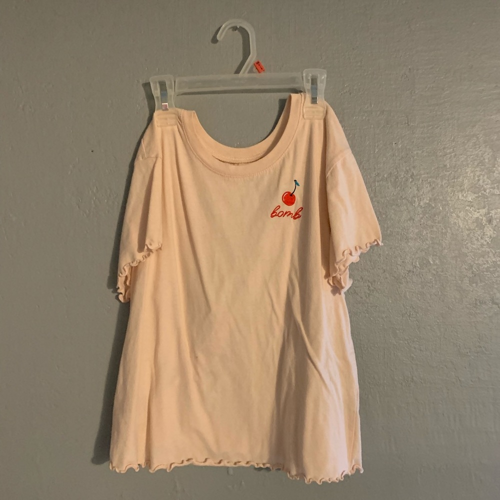 cute simple pink tee